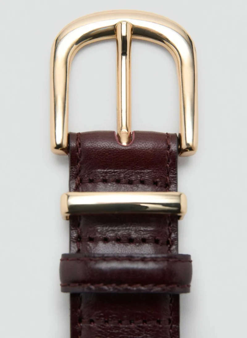 MANGO  Buckle leather belt for Women | Best Price UAE